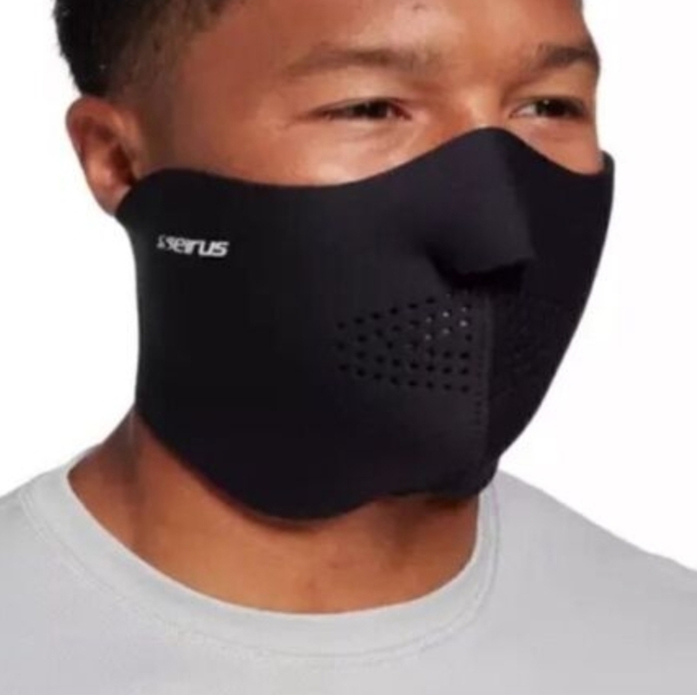 Seirus Black Neofleece Face Mask for Men